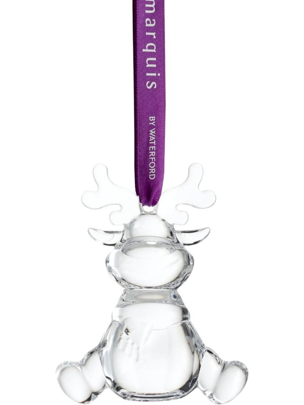 Elegant Reindeer Ornament - Crystal Holiday Decor, Festive Home Accent, Gift